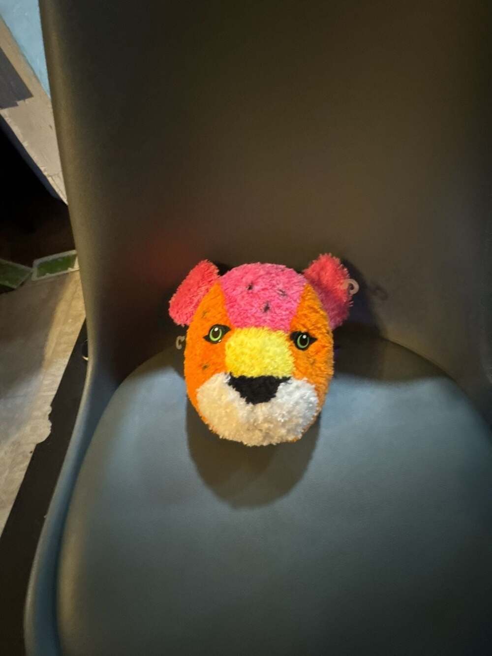 LISA FRANK LEOPARD HUNTER MINI PLUSH BACKPACK MULTI COLORED PRE-OWNED RARE HTF!